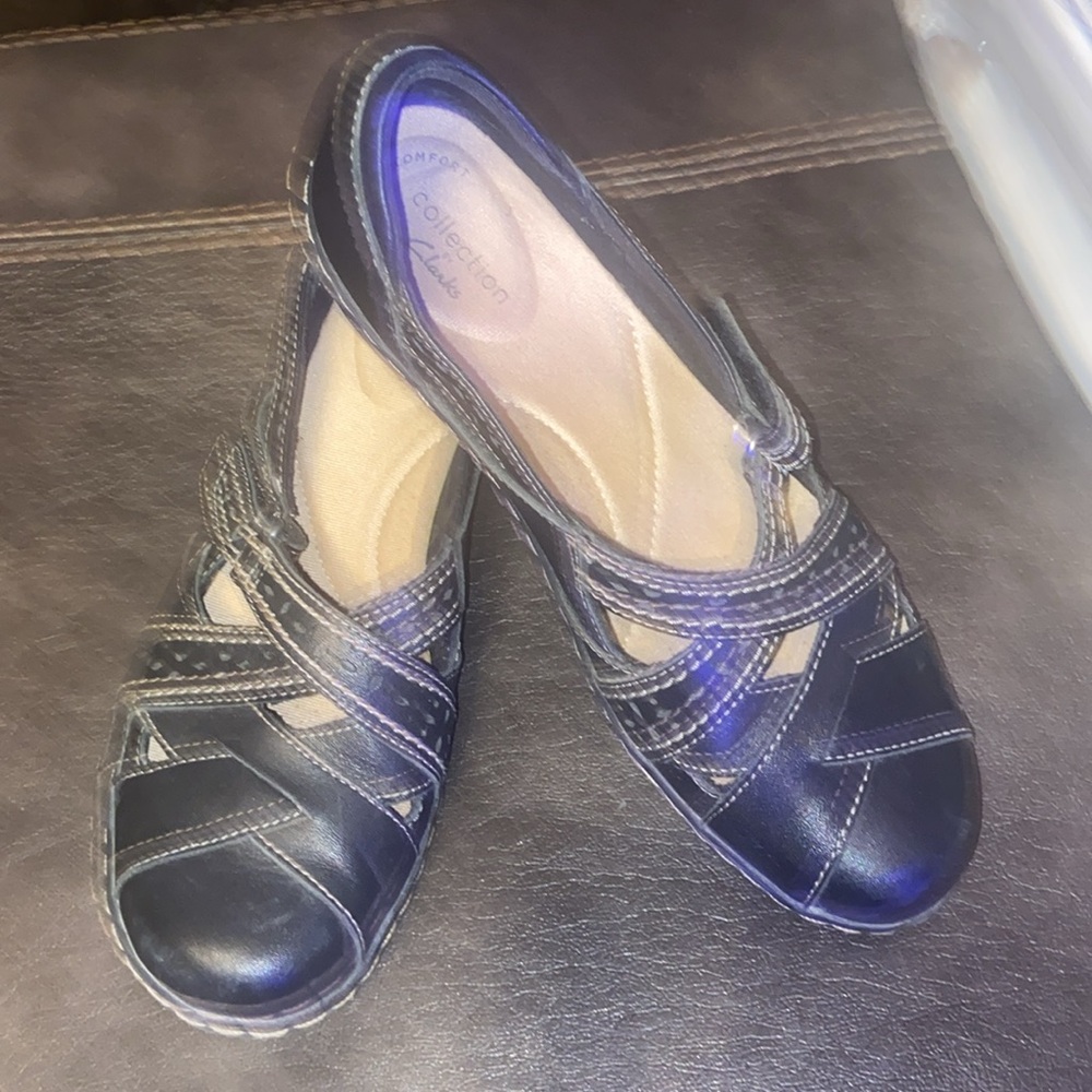 Ultimate Comfort Collection by Clarks black Mary Jane sandals size 7 1/2
